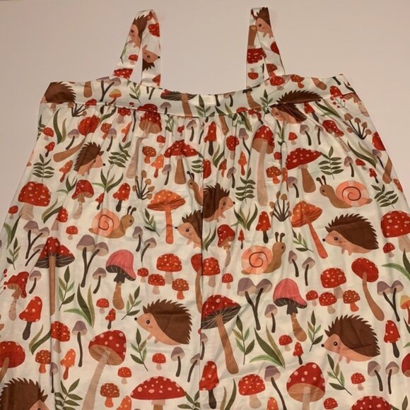 Vintage Inspired Woodland Creature and Mushroom Romper - Women’s Size 3XL - Picture 2 of 8